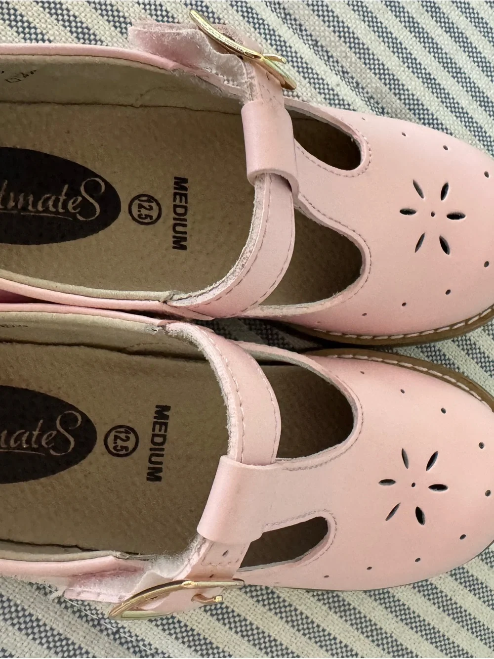 FootMates Pink T-Strap Mary Jane Dress Shoes